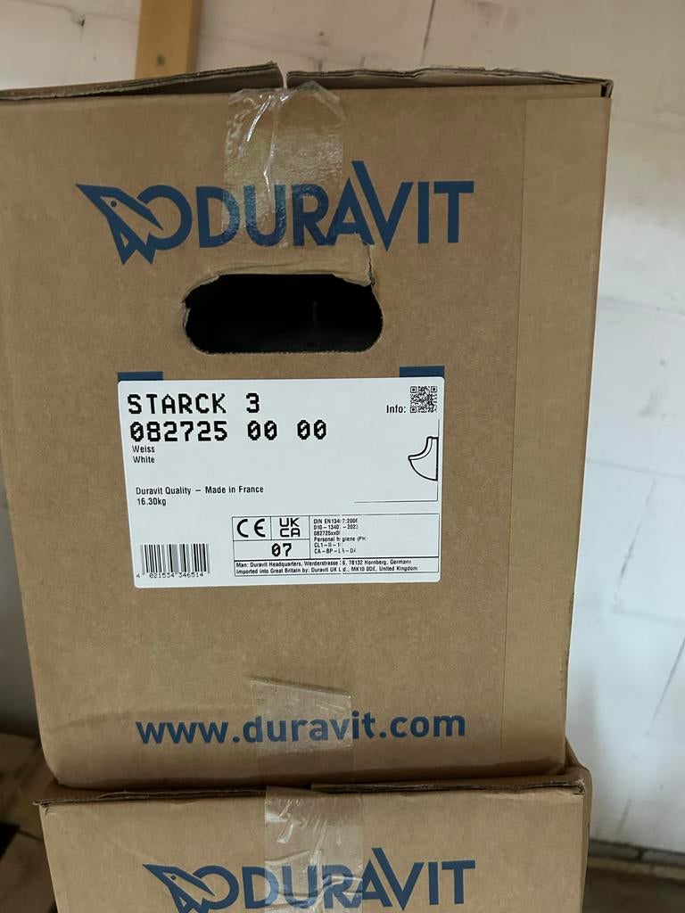 Duravit Stark Urinoir met Sproeikop - Nieuw in Doos, Ophalen, Nieuw, Toilet