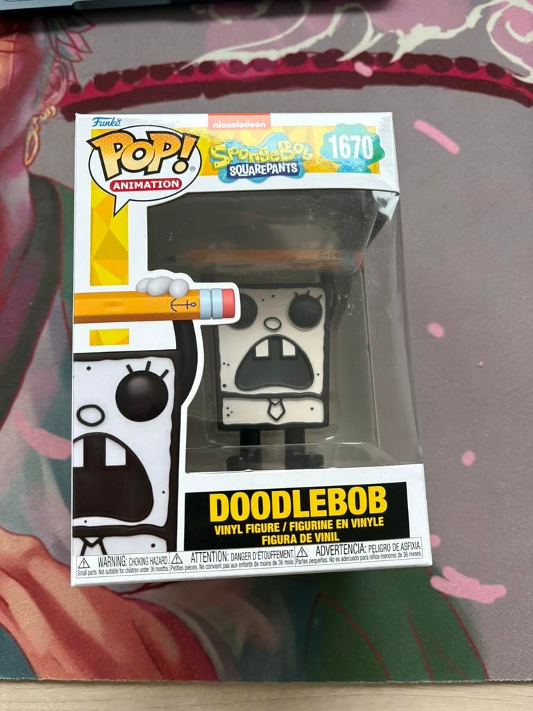 Funko Pop! DoodleBob #1670 – SpongeBob SquarePants, Verzamelen, Poppetjes en Figuurtjes, Funko Europe, Ophalen of Verzenden, Zo goed als nieuw