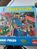 That's Life Puzzel - 1000 stukjes, Ophalen of Verzenden, 500 t/m 1500 stukjes, Zo goed als nieuw, Legpuzzel