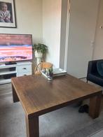 Robuuste eiken salontafel, Huis en Inrichting, Tafels | Salontafels, Gebruikt, Ophalen of Verzenden, Minder dan 50 cm, 100 tot 150 cm