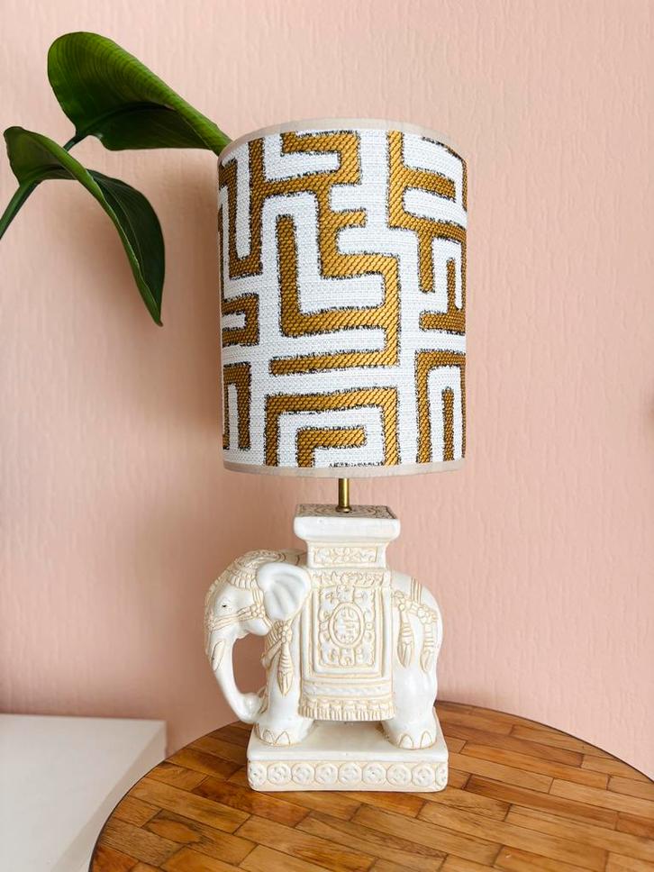 Olifanten lampje, Huis en Inrichting, Lampen | Tafellampen, Zo goed als nieuw, Minder dan 50 cm, Ophalen of Verzenden