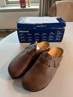 Heren Birkenstock Boston Olied Leer Maat 45 Smal, Ophalen of Verzenden, Zo goed als nieuw, Bruin, Sandalen