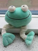 Kikker kikkertje soort doperwt met pootjes meet ca 14 cm, Kinderen en Baby's, Speelgoed | Knuffels en Pluche, Ophalen of Verzenden