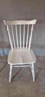 4 Vintage Oirschotse café stoelen, Huis en Inrichting, Ophalen, Gebruikt, Wit