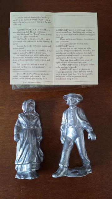 Tinnen figuren - Wilton Armetale ca 12 cm hoog. beschikbaar voor biedingen