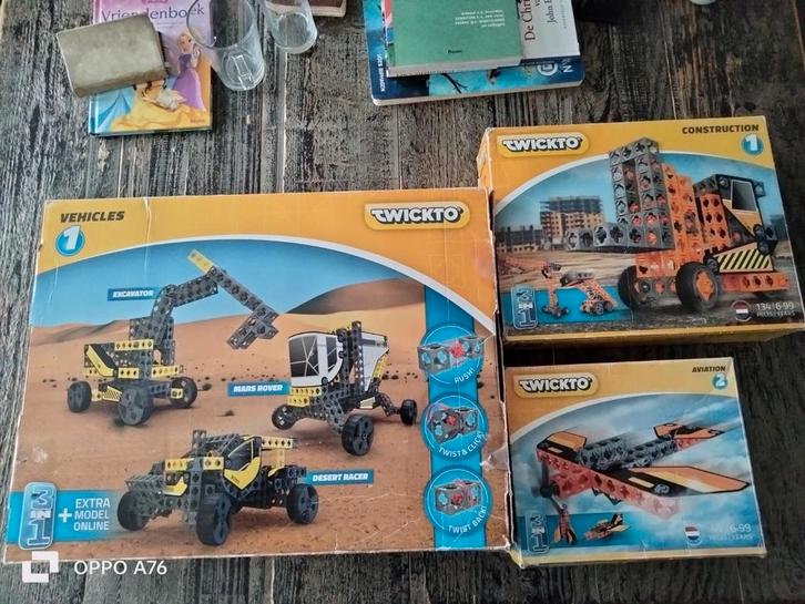 Twickto Bouwsets - 3 Sets, Kinderen en Baby's, Speelgoed | Bouwstenen, Gebruikt, Overige merken, Ophalen of Verzenden