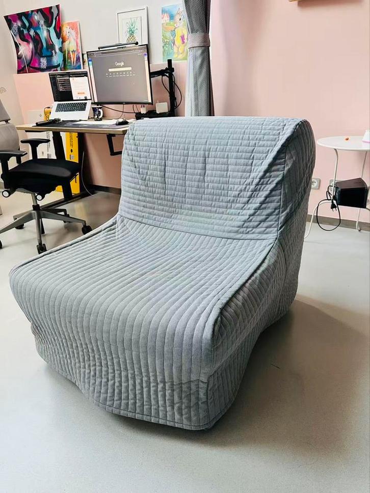 Ikea LYCKSELE LÖVÅS slaapbank, Huis en Inrichting, Slaapkamer | Slaapbanken, Gebruikt, Eenpersoons, Ophalen