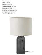IKEA Tafellamp - Zo goed als nieuw, Ophalen of Verzenden, Zo goed als nieuw, Glas, 50 tot 75 cm