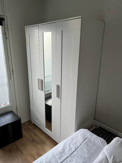 IKEA BRIMNES Kledingkast met 3 deuren, Huis en Inrichting, Kasten | Kledingkasten, Gebruikt, 150 tot 200 cm, 100 tot 150 cm, 50 tot 75 cm