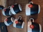 6 douwe egberts bekers, Huis en Inrichting, Ophalen of Verzenden, Zo goed als nieuw, Overige stijlen, Kop(pen) en/of Schotel(s)