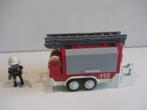 Playmobil Brandweer-aanhangwagen - 7485, Ophalen of Verzenden, Gebruikt, Los playmobil