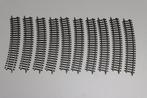 Marklin 2232 K rails. 10 stuks (tegenboog normale wissel), Wisselstroom, Rails, Ophalen of Verzenden, Zo goed als nieuw
