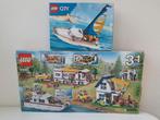 Combideal! Lego 31052 Vakantieplekjes + Lego 60438 Zeilboot, Ophalen of Verzenden, Zo goed als nieuw, Complete set, Lego