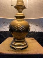 Vintage messing lamp creme kap art nouveau, Ophalen of Verzenden, Overige materialen, Vintage lamp art nouveau messing, Minder dan 50 cm
