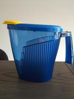 Tupperware CrystalPlus/Crystal Plus magnetron kan 1,3 liter, Ophalen of Verzenden, Gebruikt, Blauw, Beker of Kan