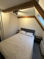 Boxspring Alta grijs 140x200, Ophalen, Gebruikt, Tweepersoons, 140 cm