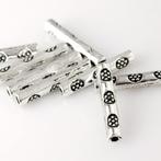 2012/ tibetiaans zilveren buisjes kralen, Hobby en Vrije tijd, Kralen en Sieraden maken, Ophalen of Verzenden, Nieuw, Kraal