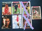 Te koop: Kaarten Marc Overmars en Jari Litmanen (AJAX)., Verzamelen, Sportartikelen en Voetbal, Ophalen of Verzenden, Gebruikt