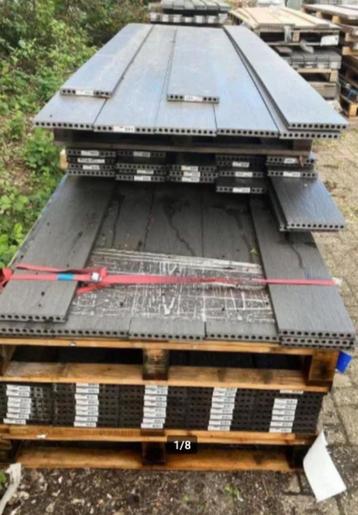 Vlonderplank Fiberdeck composiet 22.5x21x300/400/500 beschikbaar voor biedingen