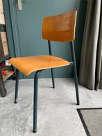 Vintage schoolstoelen firma zoethout eetkamerstoelen, Blauw, Twee, Gebruikt, Ophalen of Verzenden