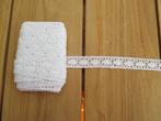930cm katoen kant wit ( breed 2cm), Hobby en Vrije tijd, Naaien en Fournituren, Ophalen of Verzenden, Nieuw, Kant