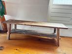 Bankje/sidetable 150x35, Ophalen, 100 tot 150 cm, Zo goed als nieuw, Overige houtsoorten