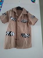 Carnaval Kindersafari Pak - Maat 152, Jongen of Meisje, Ophalen of Verzenden, Zo goed als nieuw, Setje