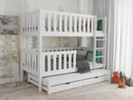 Stapelbed 90x200 LUKAS wit - NIEUW, Verzenden, Nieuw, Stapelbed