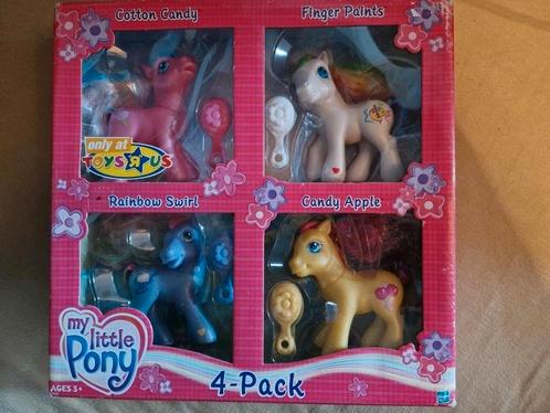 zeldzaam 4-pack my little pony g3 toys r us exclusive 2005, Kinderen en Baby's, Speelgoed | My Little Pony, Zo goed als nieuw