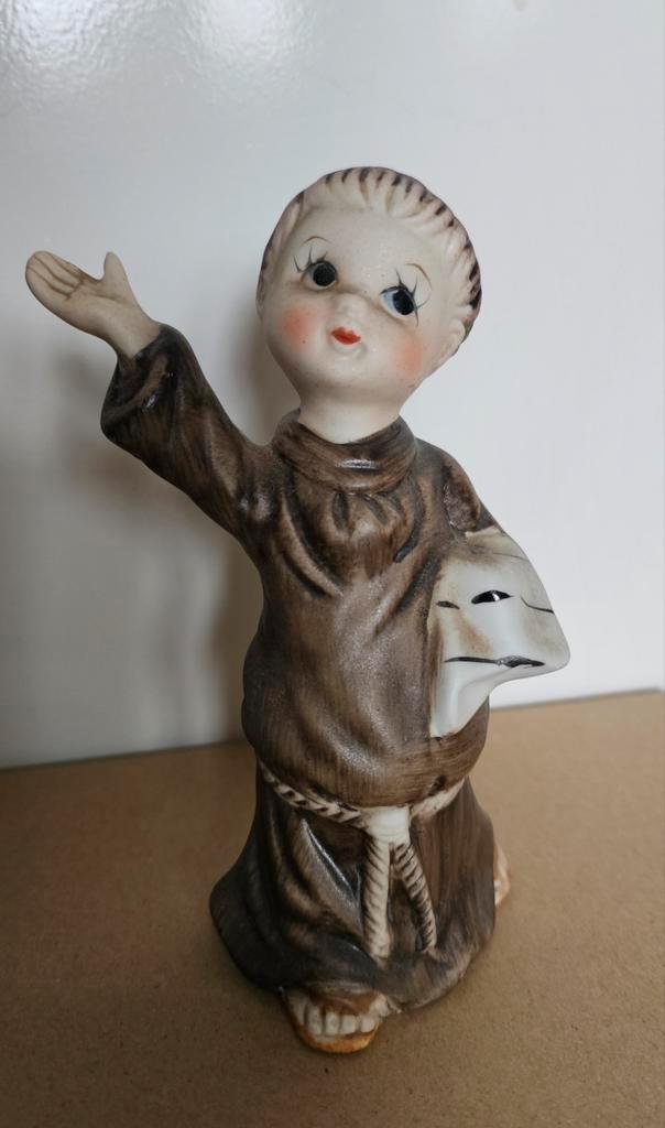 Vintage Monnikje Bisque Porselein, Antiek en Kunst, Antiek | Keramiek en Aardewerk, Ophalen of Verzenden