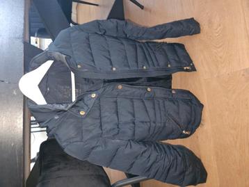 Kinder winterjas  maat 164 in nette staat donkerblauw  beschikbaar voor biedingen