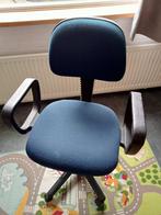 Bureaustoel, Ophalen, Gebruikt, Blauw, Bureaustoel