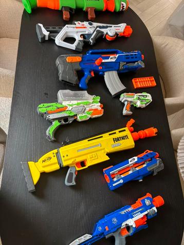 Nerf pistolen set (Fortnite / Elite) 9 stuks niet getest beschikbaar voor biedingen