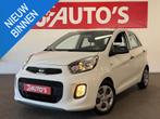 Kia Picanto 1.0 CVVT EconomyPlusLine ECC AIRCO,, Voorwielaandrijving, Stof, Gebruikt, Wit