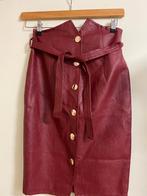 Vegan Leren rok rood S, Kleding | Dames, Rokken, Ophalen of Verzenden, Zo goed als nieuw, Rood, Boven de knie