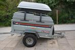 Erde 151 bagagewagen met deksel, dakkoffer en reservewiel, Auto diversen, Aanhangers en Bagagewagens, Ophalen, Gebruikt