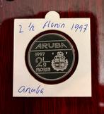 2 1/2 florin 1997 Beatrix aruba rijksdaalder Fdc, Postzegels en Munten, Munten | Nederland, Ophalen of Verzenden