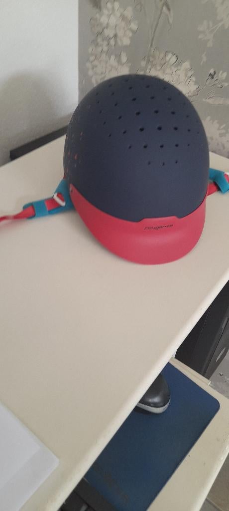 Paardrijcap 120 marineblauwroze, Kinderen, Ophalen of Verzenden, Zo goed als nieuw, Recreatie