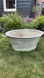 Grote zinken teil - Vintage -, Ophalen, Gebruikt, Metaal, 30 tot 60 cm