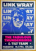 Paradiso P oster Link Wray and The Fabulous Thunderbirds.'83, Verzamelen, Ophalen of Verzenden, Zo goed als nieuw, Poster, Artwork of Schilderij