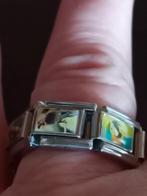 mooie stainless vogel ring maat 19, IJzer of Staal, 19 tot 20, Nieuw, Ophalen of Verzenden