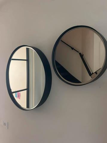 Set Ronde Stalen Spiegels - Modern Design beschikbaar voor biedingen