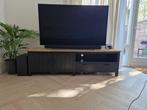 Echt Massief Teakhouten Tv meubel!, Ophalen, 150 tot 200 cm, Teakhout, Zo goed als nieuw