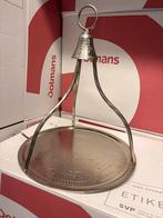 Serveerschaal Dienblad met Decoratief Design, Ophalen, Rond, Metaal