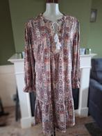 K-Design K Design beige bordeaux jurk XXL gratis verz in NL, K-design, Verzenden, Beige, Maat 46/48 (XL) of groter