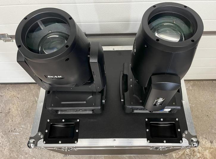 4x BEAM 251 set Moving Heads | Hybrid | Flightcase, Muziek en Instrumenten, Licht en Laser, Nieuw, Licht, Geluidgestuurd, Kleur
