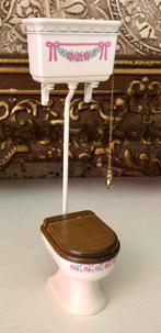 Poppenhuis Toilet, Spiegel, Buste en Secretaire, Poppenhuis, Eu, Eu, Mandysmaison@gmail.com