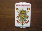 emaille wapenschild Belgie Belgique als nieuw, Ophalen of Verzenden