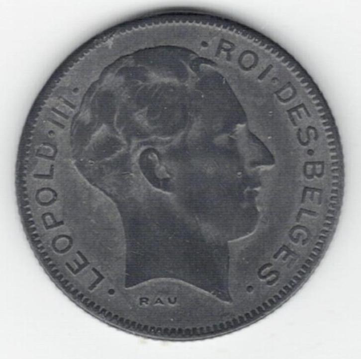 25-2064 Belgie 5 franc 1941, Postzegels en Munten, Munten | Europa | Niet-Euromunten, Losse munt, België, Verzenden