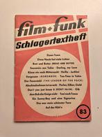 Antiek Schlagertextheft Film+Funk, Gebruikt, Zang, Ophalen of Verzenden, Thema